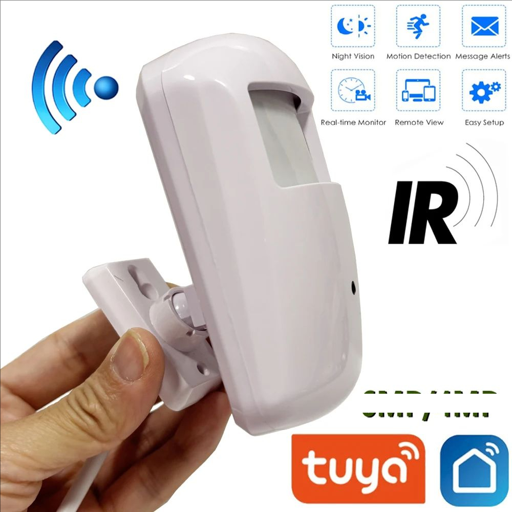Smart Home Wiser - กล้องมินิไวไฟตรวจจับความเคลื่อนไหว กล้องวงจรปิดแบบซ่อน มองเห็นในที่มืดด้วยอินฟราเรด เสียงสองทาง ระบบรักษาความปลอดภัยแบบลับ ระบบตรวจจับความเคลื่อนไหวแบบ