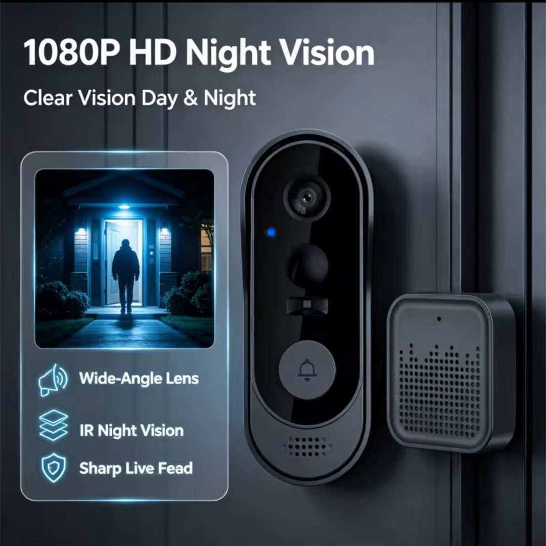 Smart Home Video - กริ่งประตูวิดีโออัจฉริยะ Tuya WiFi ความละเอียด 1080P HD