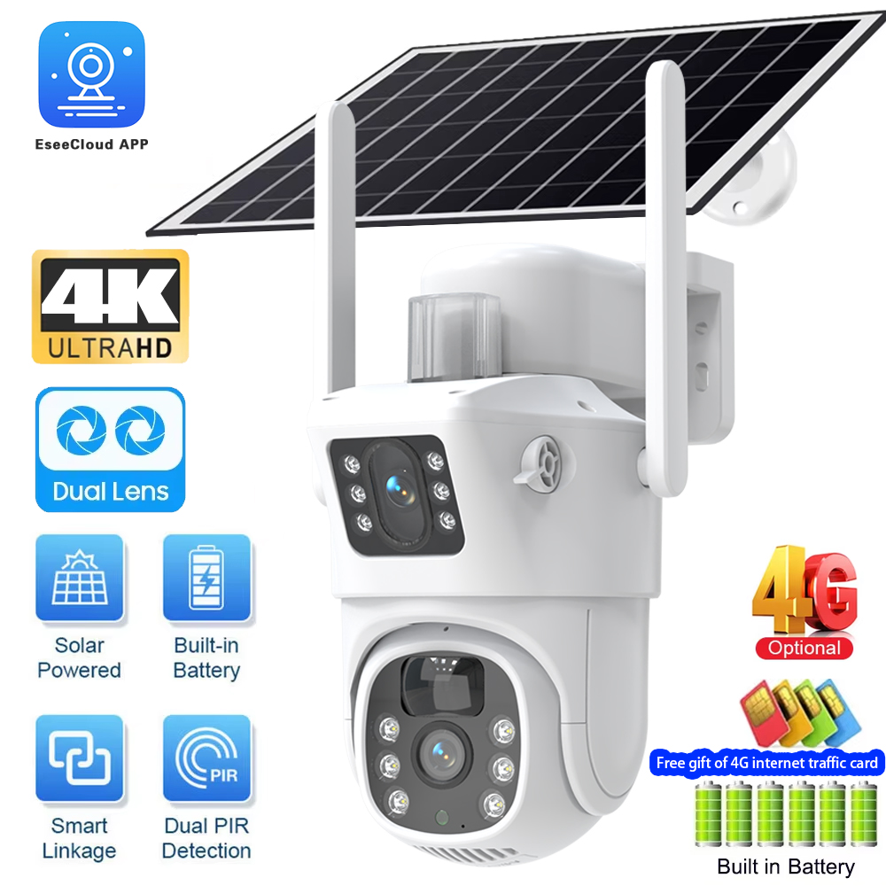 กล้องโซลาร์4K 8MP wifi/ 4G ใช้ - Smart Home Camera Ezviz บทวิจารณ์และราคา
